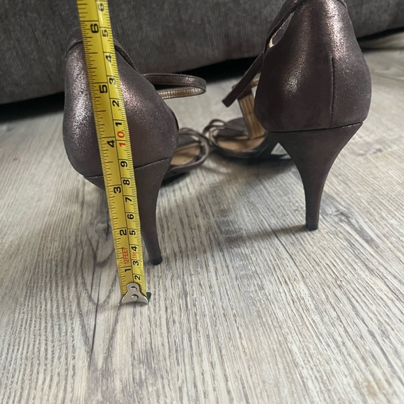 Gianni bini strap brown metallic womens size 10 shoes - Picture 6 of 6